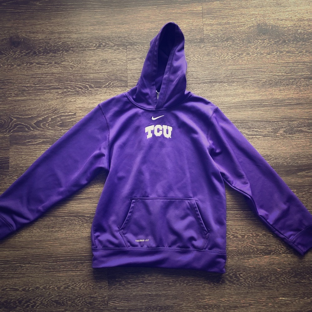 🚫🚫🚫SOLD🚫🚫🚫 Nike TCU Dri-Fit Pullover Hoodie